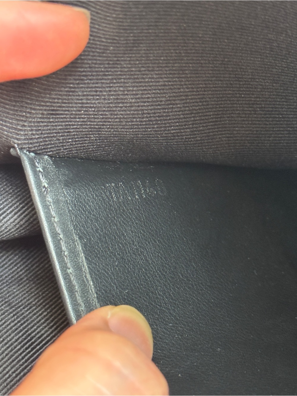 Louis Vuitton Black Damier Graphite Palm Tree Pouch - Picture 11 of 11